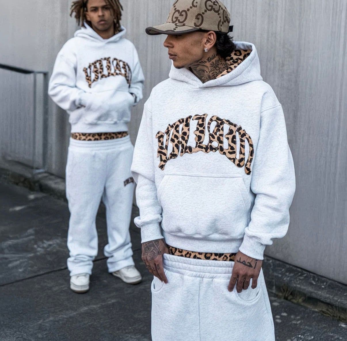 2025 Y2K New Leopard Print Letter Embroidery Street Wear 